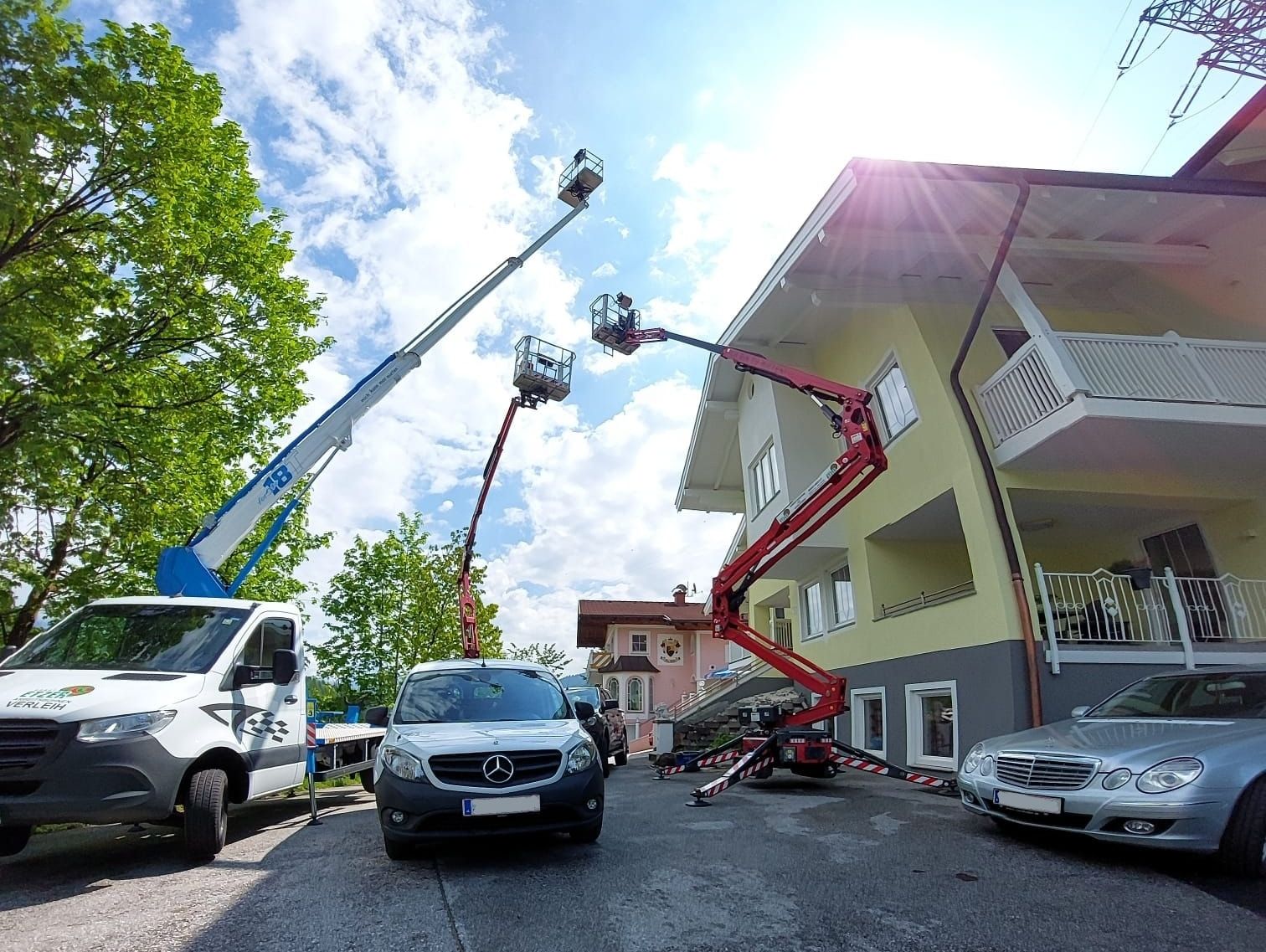 Arbeitsbühnenverleih im Pongau